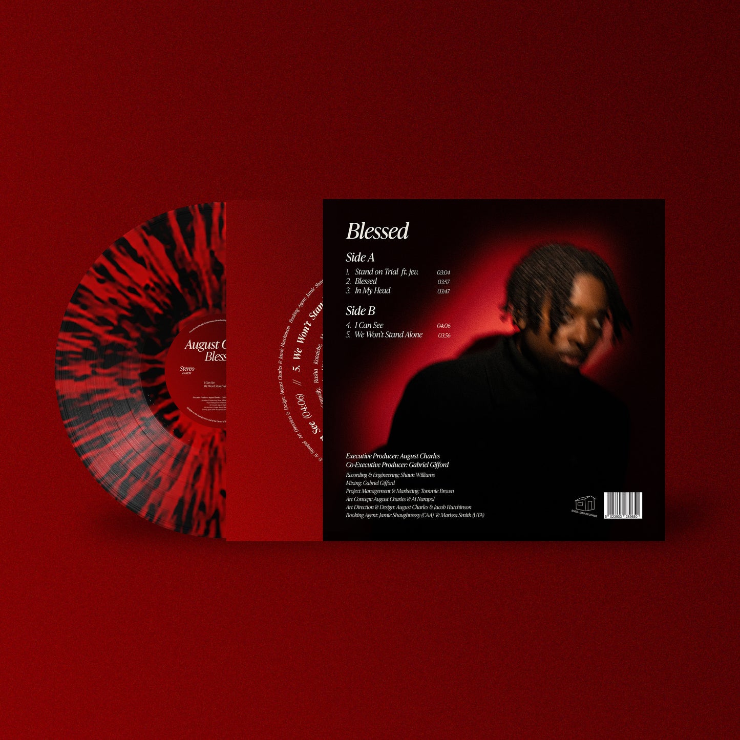 Blessed 12" Vinyl EP (Black & Red Splatter)